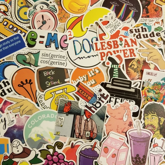 Other - 4/$12 Sale NEW Fun Mystery Sticker Bundle